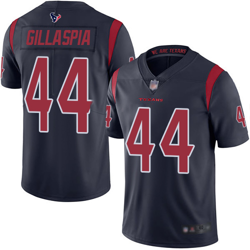 Houston Texans Limited Navy Blue Men Cullen Gillaspia Jersey NFL Football #44 Rush Vapor Untouchable